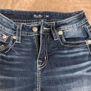 Miss Me Dark Blue Jeans